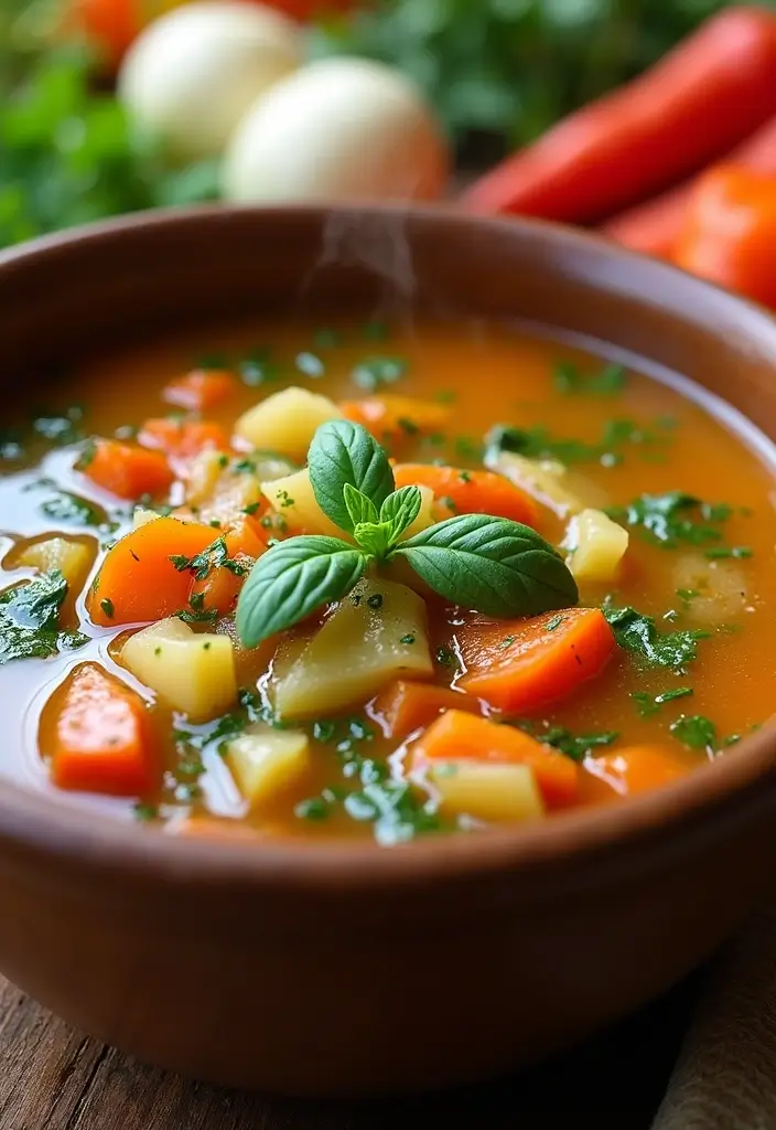 25 Make Ahead Freezer Meals for Postpartum Recovery - 18. Easy Vegetable Soup
