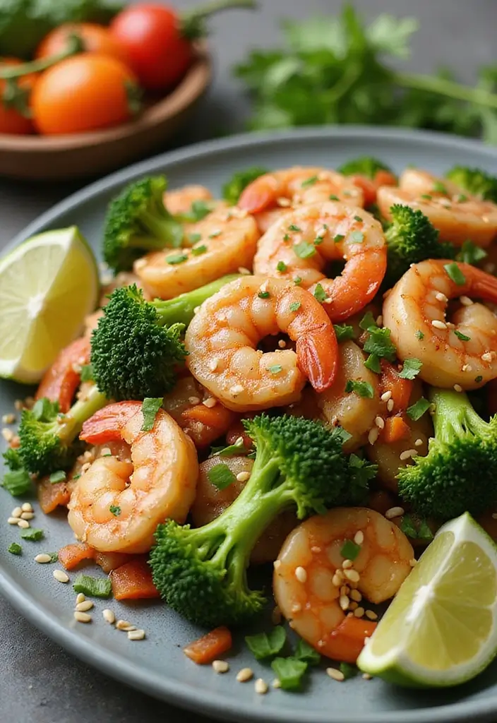 25 Make Ahead Freezer Meals for Postpartum Recovery - 24. Shrimp & Broccoli Stir-Fry