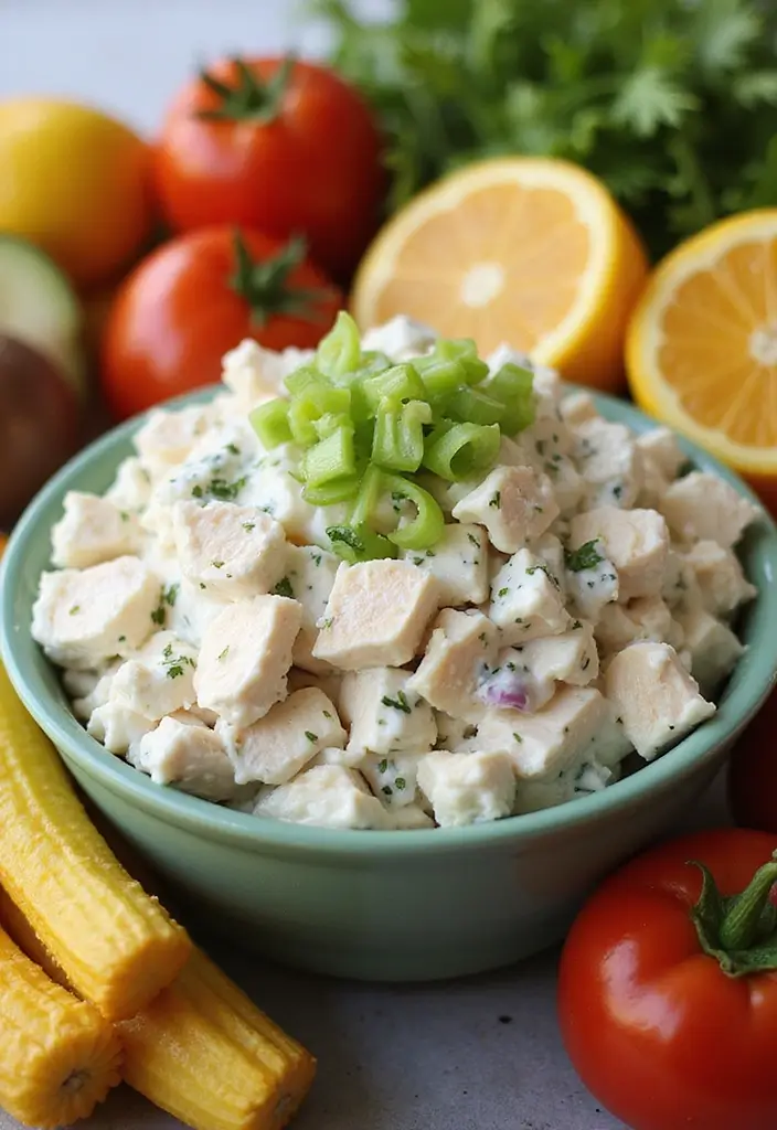 25 Make Ahead Freezer Meals for Postpartum Recovery - 7. Greek Yogurt Chicken Salad