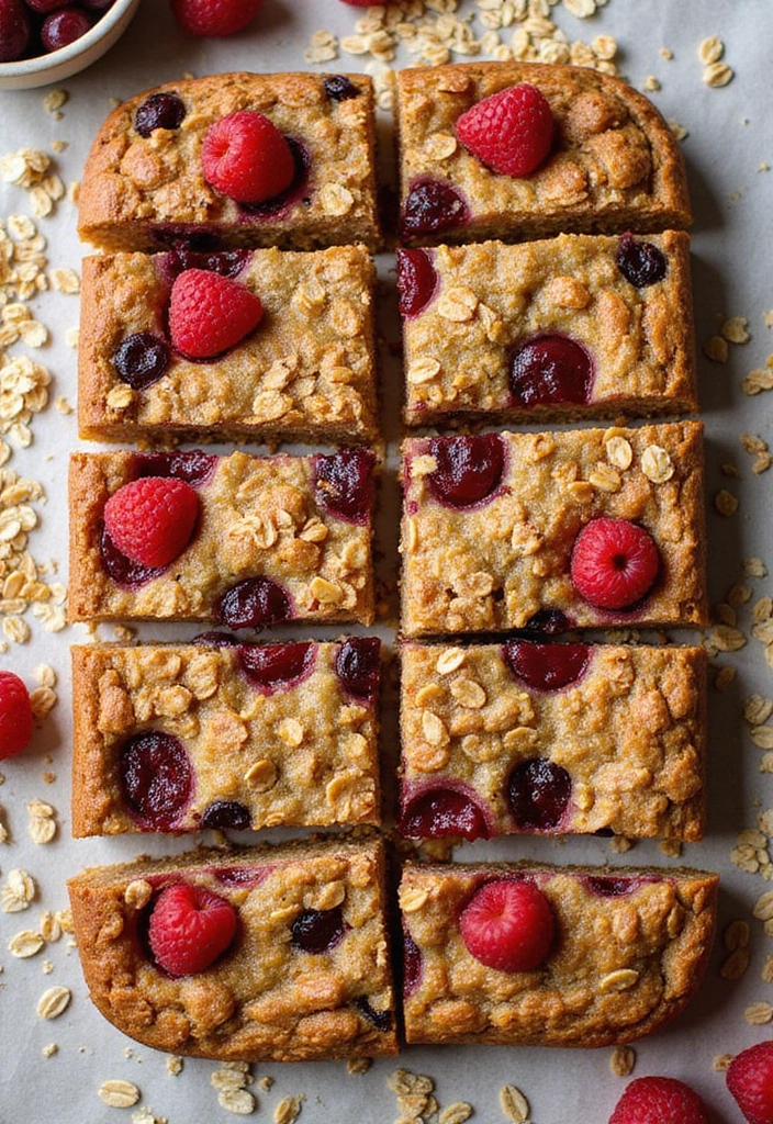 25 Make Ahead Freezer Meals for Postpartum Recovery - 8. Baked Oatmeal Bars