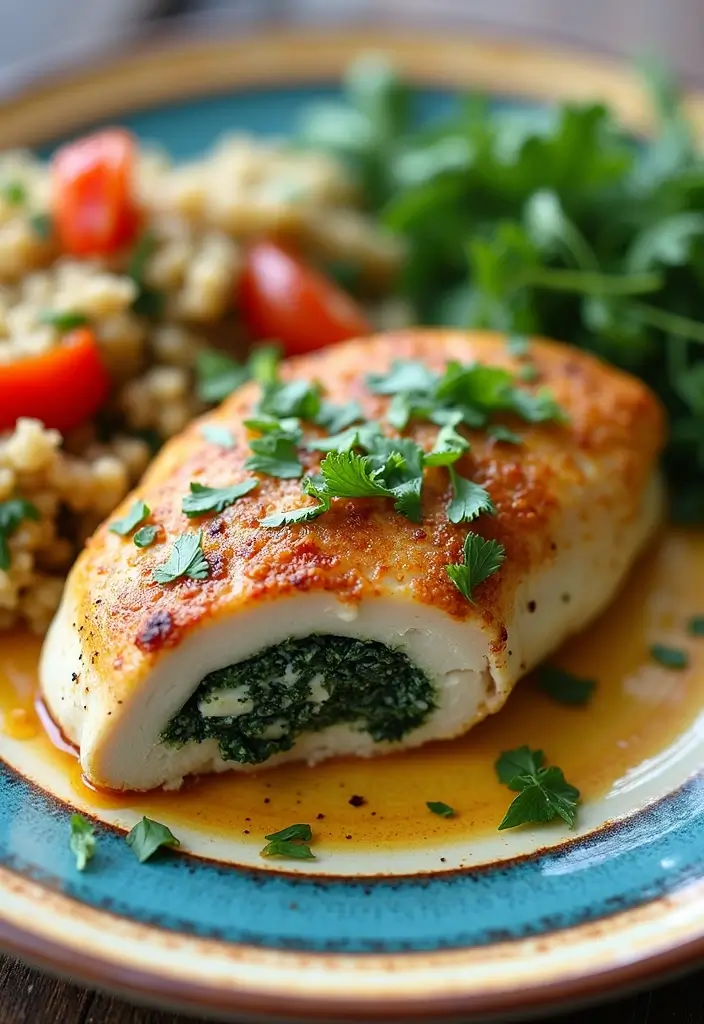 25 Stupidly Easy Freezer Meals Ready in Minutes - 4. Spinach and Feta Stuffed Chicken Breasts