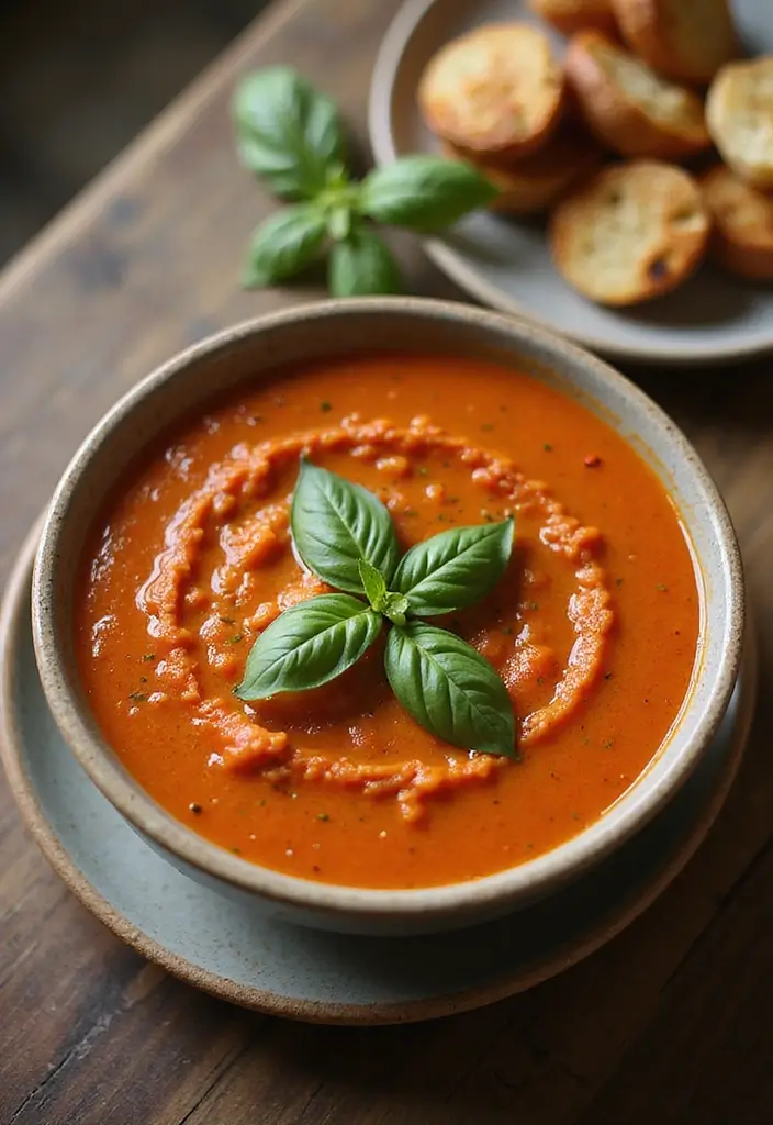 25 Stupidly Easy Freezer Meals Ready in Minutes - 9. Creamy Tomato Basil Soup