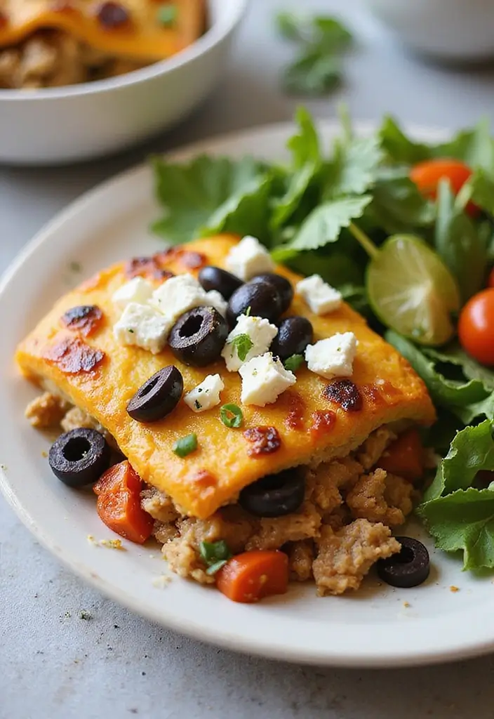 25 Turkey Freezer Meal and Casserole Recipes for Families - 15. Mediterranean Turkey Casserole