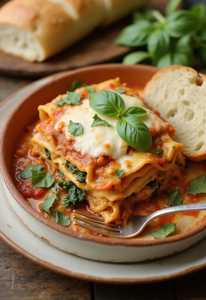 25 Turkey Freezer Meal and Casserole Recipes for Families - 16. Turkey and Spinach Lasagna