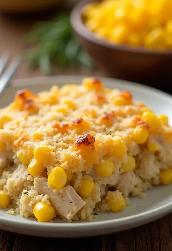25 Turkey Freezer Meal and Casserole Recipes for Families - 24. Turkey and Corn Casserole