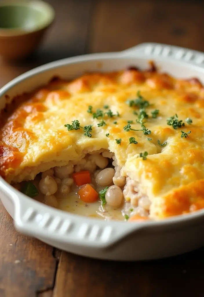 25 Turkey Freezer Meal and Casserole Recipes for Families - 6. Turkey Pot Pie Casserole