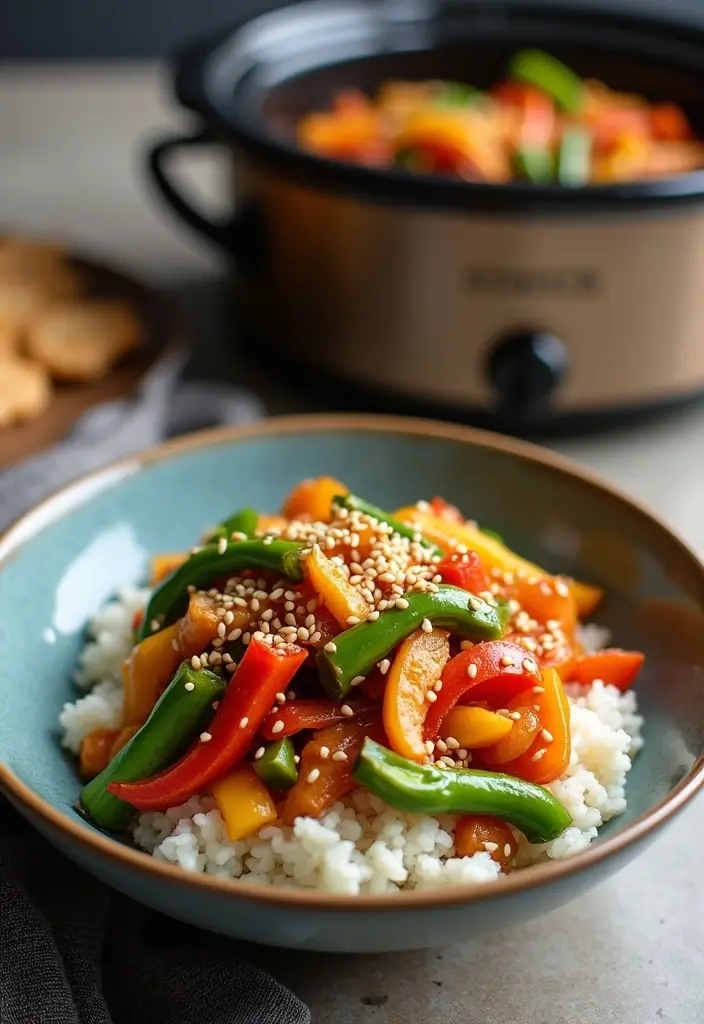 25 Vegetarian Crockpot Freezer Meals Packed with Flavor 16 25 Vegetarian Crockpot Freezer Meals Packed with Flavor - 16. Teriyaki Vegetable Stir Fry