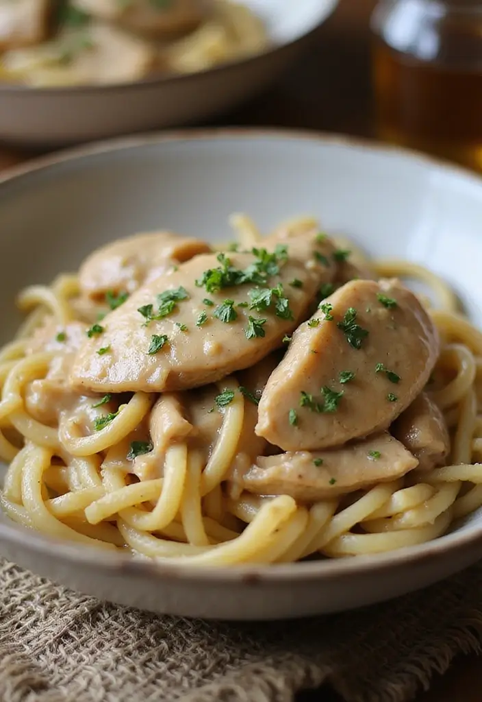 26 Chicken Crock Pot Freezer Meals That Are Easy and Healthy 16 26 Chicken Crock Pot Freezer Meals That Are Easy and Healthy - 16. Chicken Stroganoff