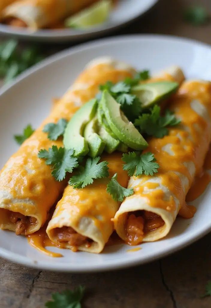 26 Chicken Crock Pot Freezer Meals That Are Easy and Healthy 19 26 Chicken Crock Pot Freezer Meals That Are Easy and Healthy - 19. Chicken Enchiladas