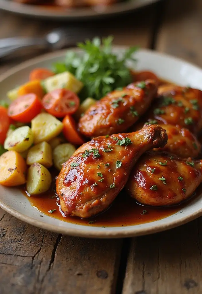 26 Chicken Crock Pot Freezer Meals That Are Easy and Healthy 5 26 Chicken Crock Pot Freezer Meals That Are Easy and Healthy - 5. Barbecue Chicken and Veggies