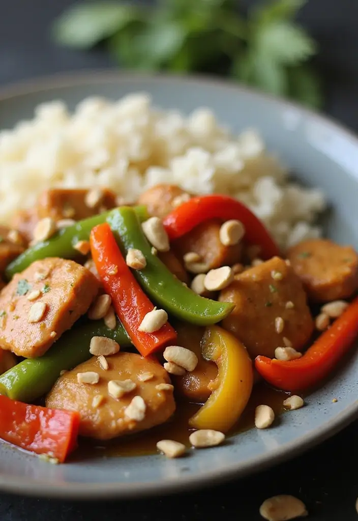 26 Chicken Crock Pot Freezer Meals That Are Easy and Healthy 9 26 Chicken Crock Pot Freezer Meals That Are Easy and Healthy - 9. Thai Peanut Chicken