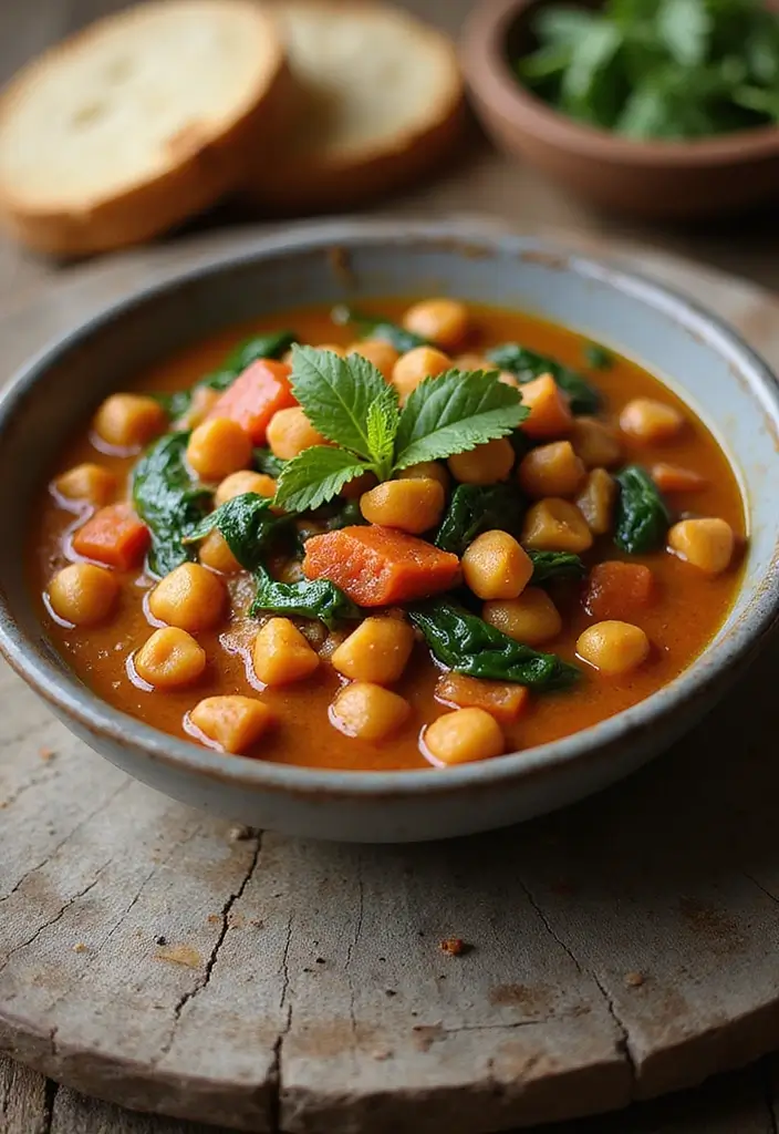 26 Freezer Bag Crockpot Dump Meal Recipes for Busy Days 12 26 Freezer Bag Crockpot Dump Meal Recipes for Busy Days - 12. Mediterranean Chickpea Stew