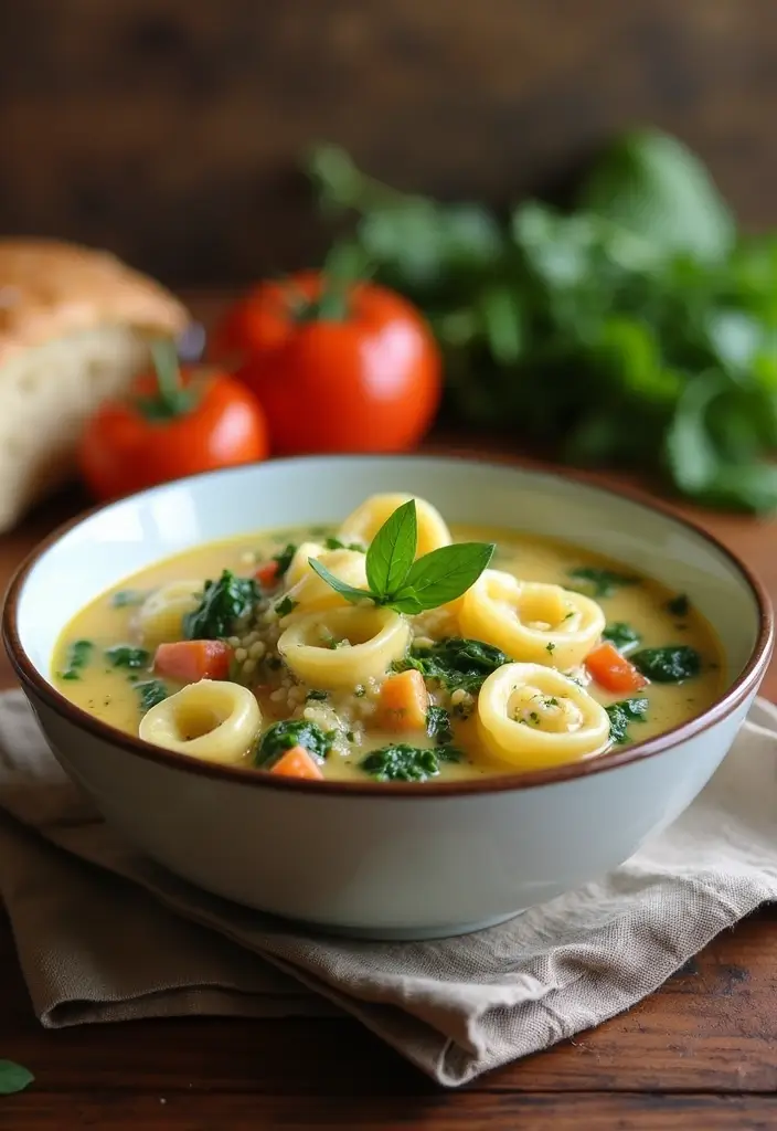 26 Freezer Bag Crockpot Dump Meal Recipes for Busy Days 14 26 Freezer Bag Crockpot Dump Meal Recipes for Busy Days - 14. Creamy Tortellini Soup