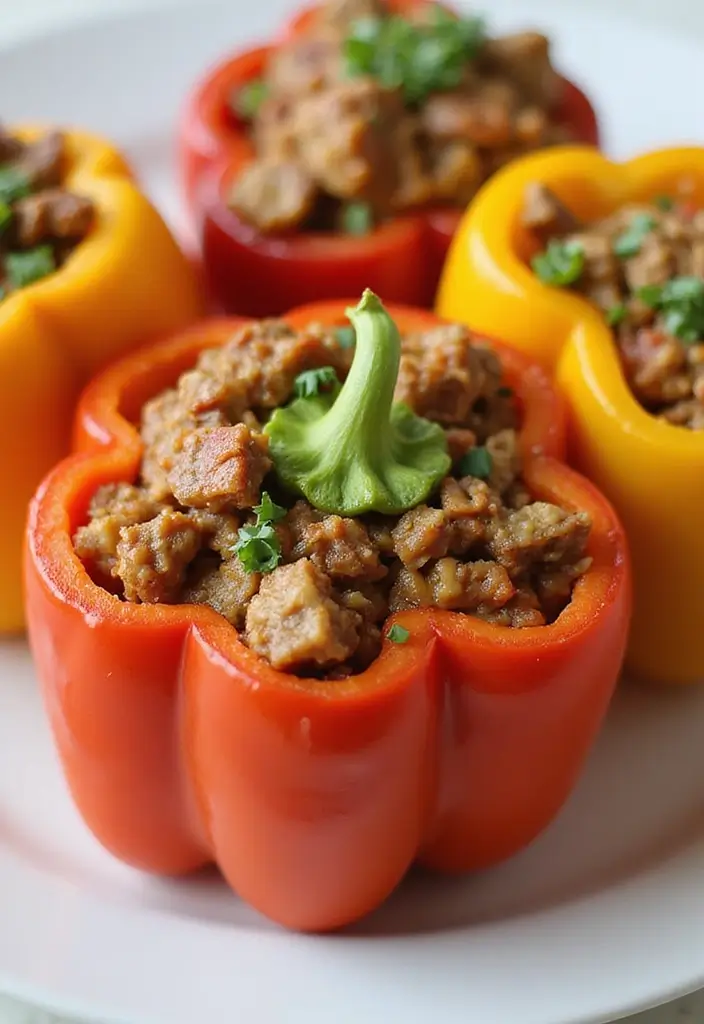 26 Freezer Bag Crockpot Dump Meal Recipes for Busy Days 22 26 Freezer Bag Crockpot Dump Meal Recipes for Busy Days - 22. Stuffed Bell Peppers