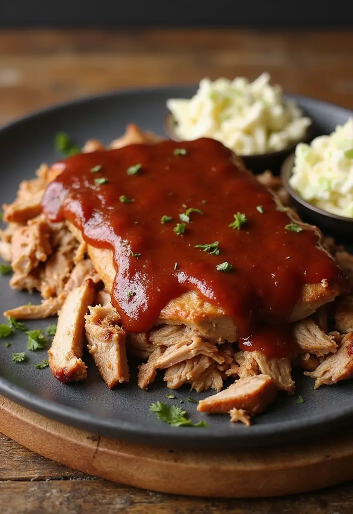 26 Freezer Bag Crockpot Dump Meal Recipes for Busy Days 4 26 Freezer Bag Crockpot Dump Meal Recipes for Busy Days - 4. Zesty BBQ Pulled Pork