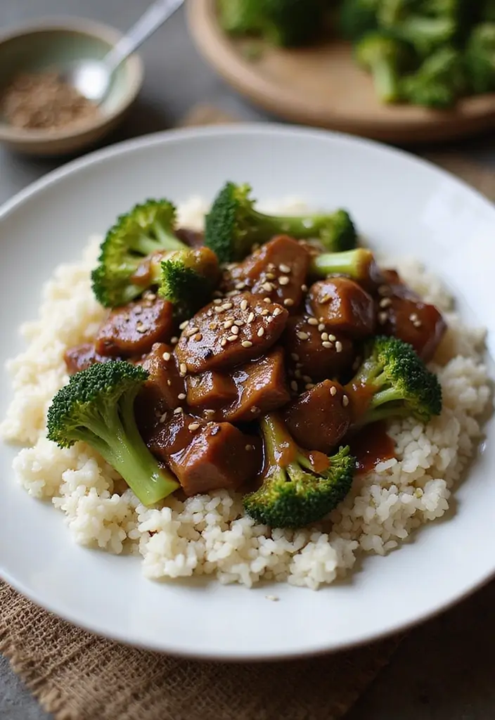 26 Freezer Bag Crockpot Dump Meal Recipes for Busy Days 7 26 Freezer Bag Crockpot Dump Meal Recipes for Busy Days - 7. Teriyaki Beef and Broccoli