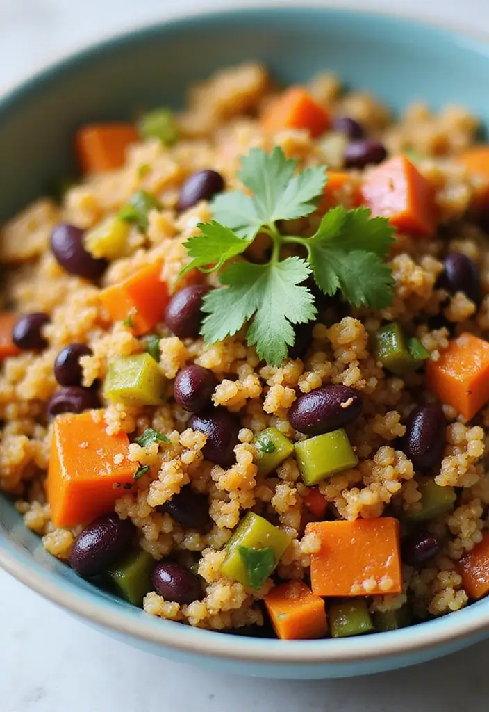 26 Grab and Go Freezer Meal Recipes for Busy Schedules - 1. Spicy Quinoa and Black Bean Bowls