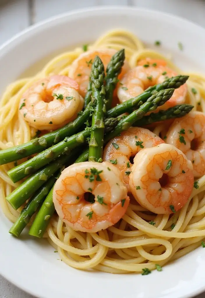 26 Grab and Go Freezer Meal Recipes for Busy Schedules - 12. Garlic Lemon Shrimp and Asparagus