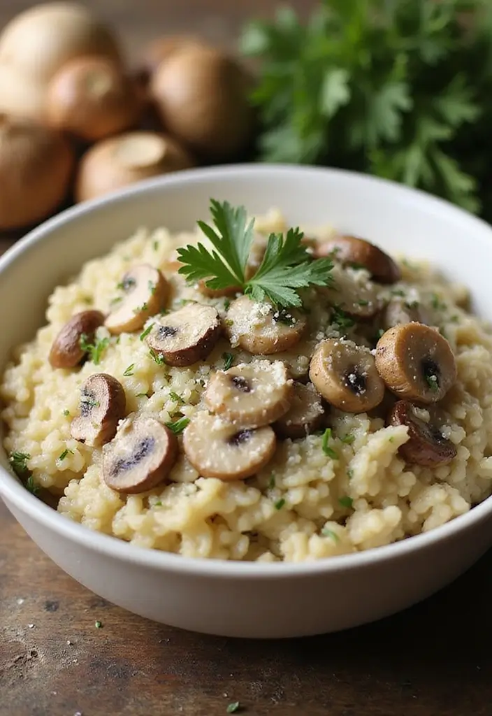 26 Grab and Go Freezer Meal Recipes for Busy Schedules - 20. Rustic Mushroom Risotto