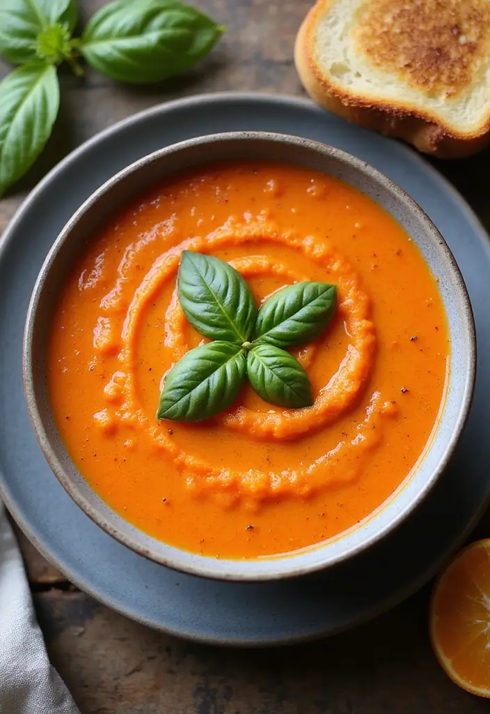 26 Grab and Go Freezer Meal Recipes for Busy Schedules - 3. Creamy Tomato Basil Soup
