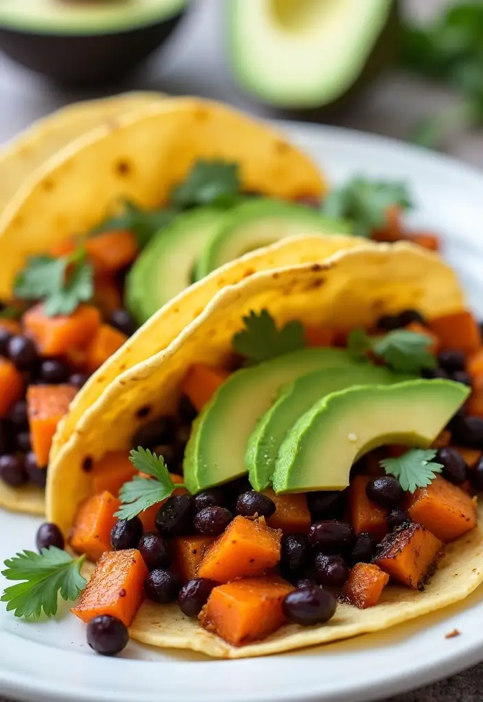 26 Grab and Go Freezer Meal Recipes for Busy Schedules - 8. Sweet Potato and Black Bean Tacos