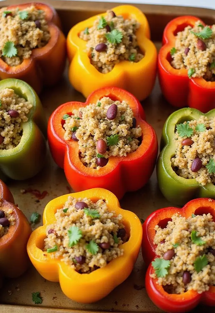 27 Freezer Meals for Chemo Patients That Provide Comfort - 14. Stuffed Bell Peppers
