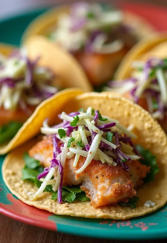 27 Freezer Meals for Chemo Patients That Provide Comfort - 15. Fish Tacos with Cabbage Slaw