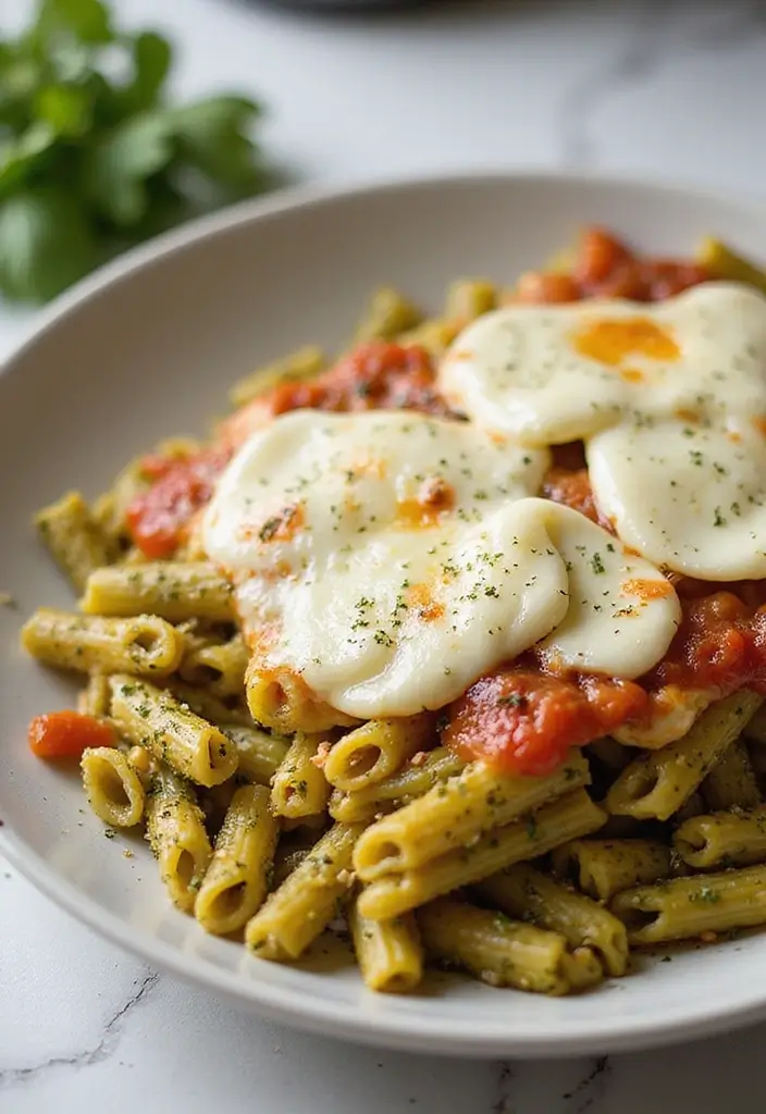 27 Freezer Meals for Chemo Patients That Provide Comfort - 26. Pesto Pasta Bake