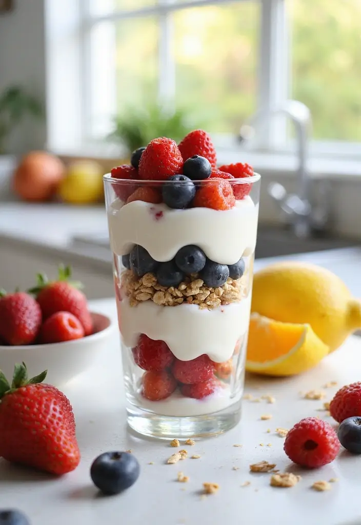 27 Freezer Meals for Chemo Patients That Provide Comfort - 27. Fruit and Yogurt Parfaits