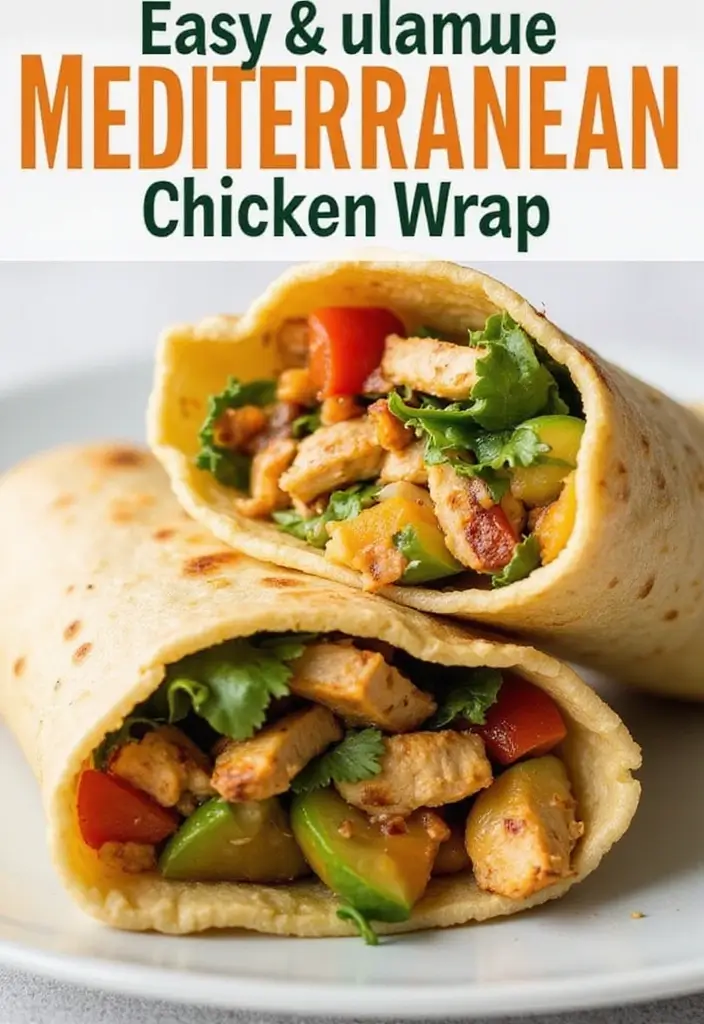 27 Freezer Meals for Picky Eaters That Actually Work 23 27 Freezer Meals for Picky Eaters That Actually Work - 23. Mediterranean Chicken Wraps