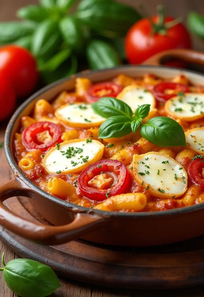 27 Freezer Pan Make Ahead Meal Recipes to Try 10 27 Freezer Pan Make Ahead Meal Recipes to Try - 10. Easy Caprese Pasta Bake