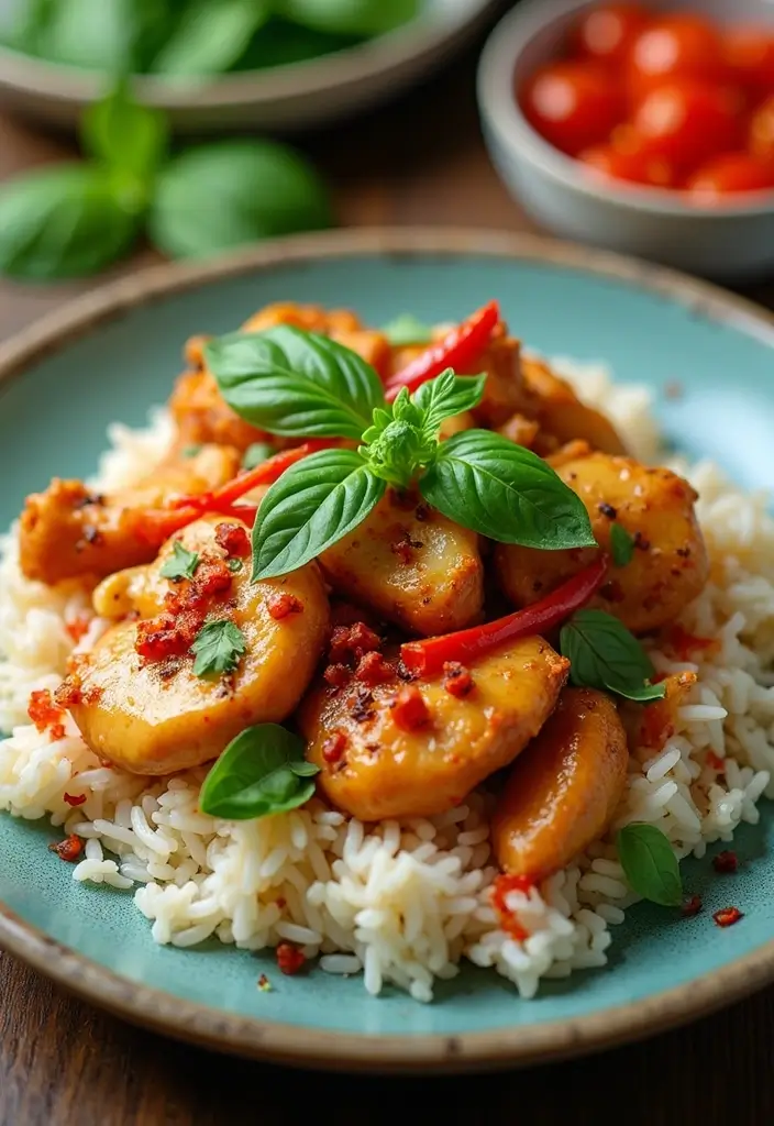 27 Gluten Free Dairy Free Freezer Meal Recipes to Enjoy 16 27 Gluten Free Dairy Free Freezer Meal Recipes to Enjoy - 16. Thai Basil Chicken