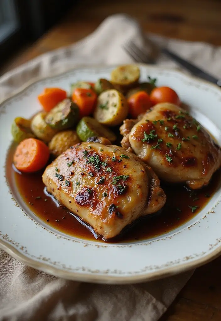 27 Gluten Free Dairy Free Freezer Meal Recipes to Enjoy 20 27 Gluten Free Dairy Free Freezer Meal Recipes to Enjoy - 20. Balsamic Roasted Chicken Thighs