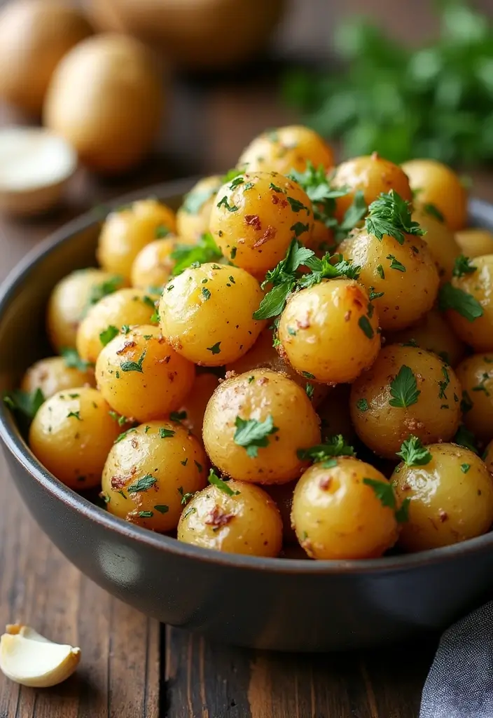 27 Gluten Free Dairy Free Freezer Meal Recipes to Enjoy 24 27 Gluten Free Dairy Free Freezer Meal Recipes to Enjoy - 24. Garlic Herb Roasted Potatoes