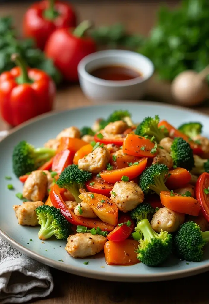 27 Gluten Free Dairy Free Freezer Meal Recipes to Enjoy 5 27 Gluten Free Dairy Free Freezer Meal Recipes to Enjoy - 5. Chicken and Vegetable Stir Fry