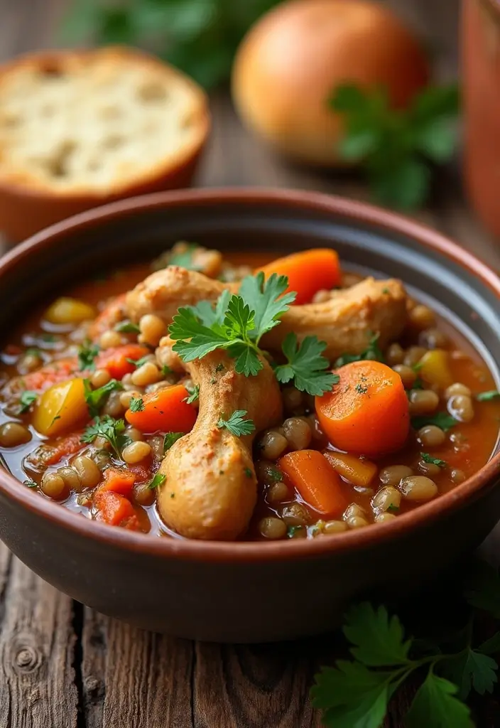 27 Ground Turkey Freezer Meal Recipes That Are Healthy and Easy - 14. Turkey and Lentil Stew