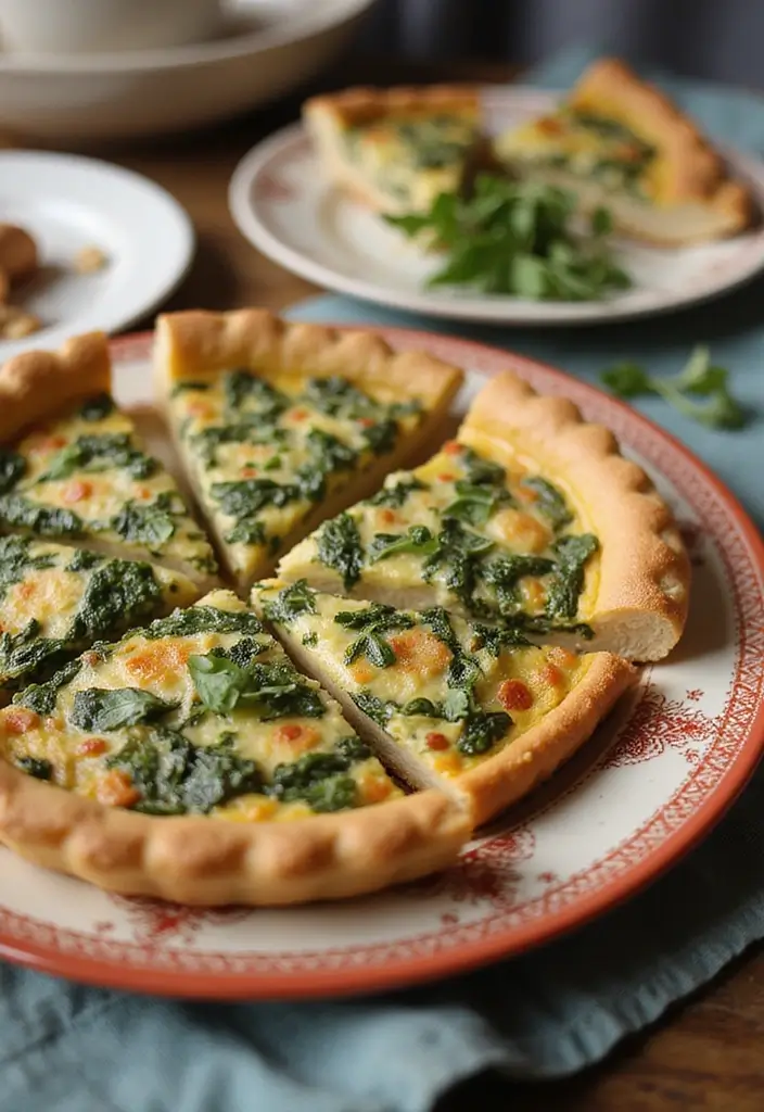 27 Ground Turkey Freezer Meal Recipes That Are Healthy and Easy - 25. Turkey and Spinach Quiche