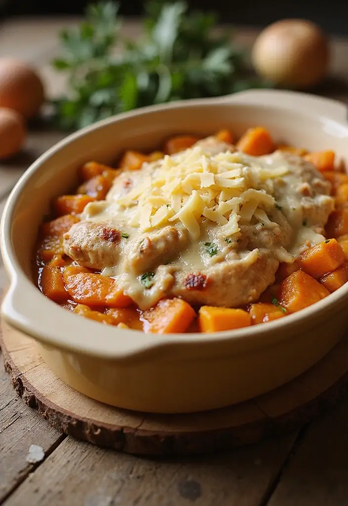 27 Ground Turkey Freezer Meal Recipes That Are Healthy and Easy - 6. Turkey and Sweet Potato Casserole