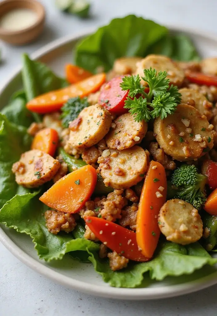 27 High Protein Freezer Meal Recipes for Fitness Goals - 16. Savory Tempeh Stir-Fry