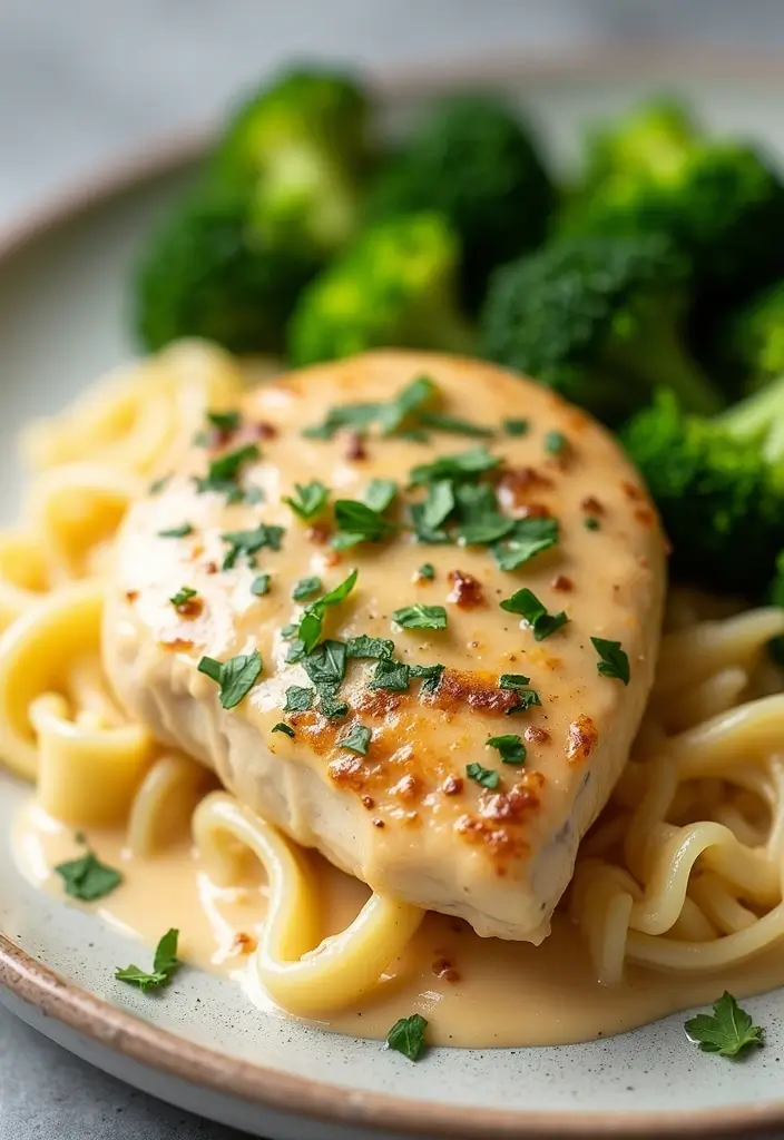 27 Keto Crockpot Freezer Meal Recipes for Low Carb Diets - 1. Creamy Garlic Chicken