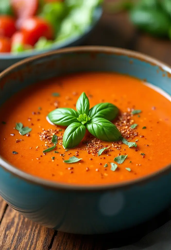27 Keto Crockpot Freezer Meal Recipes for Low Carb Diets - 11. Creamy Tomato Basil Soup
