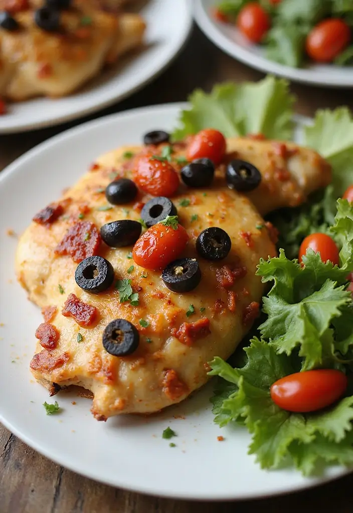 27 Keto Crockpot Freezer Meal Recipes for Low Carb Diets - 16. Mediterranean Chicken