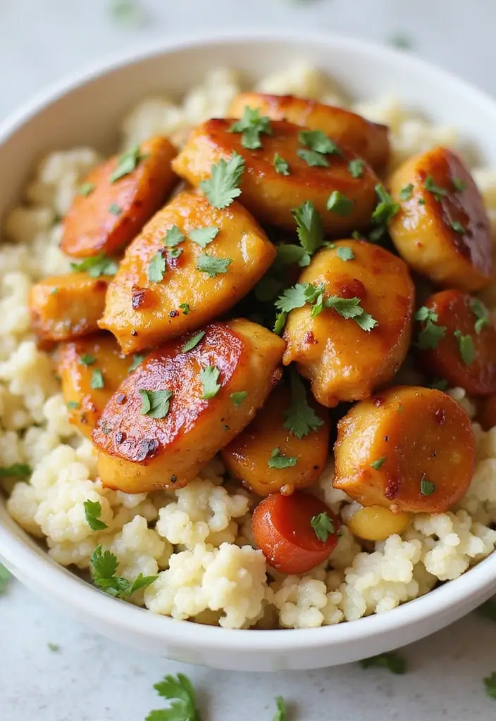 27 Keto Crockpot Freezer Meal Recipes for Low Carb Diets - 17. Honey Garlic Chicken