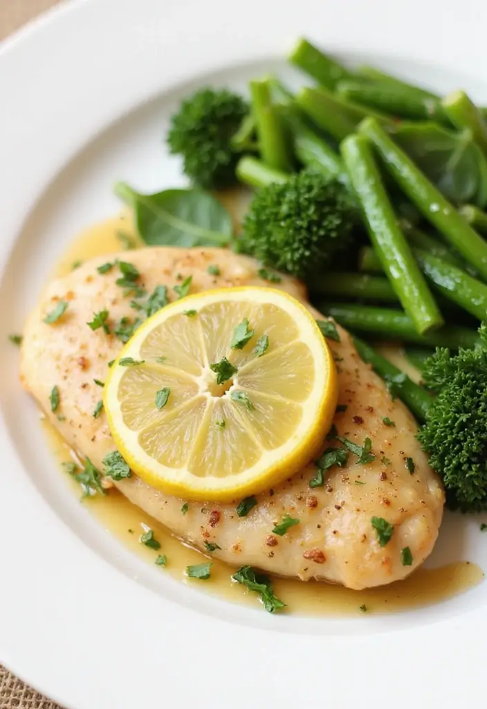 27 Keto Crockpot Freezer Meal Recipes for Low Carb Diets - 24. Lemon Herb Chicken