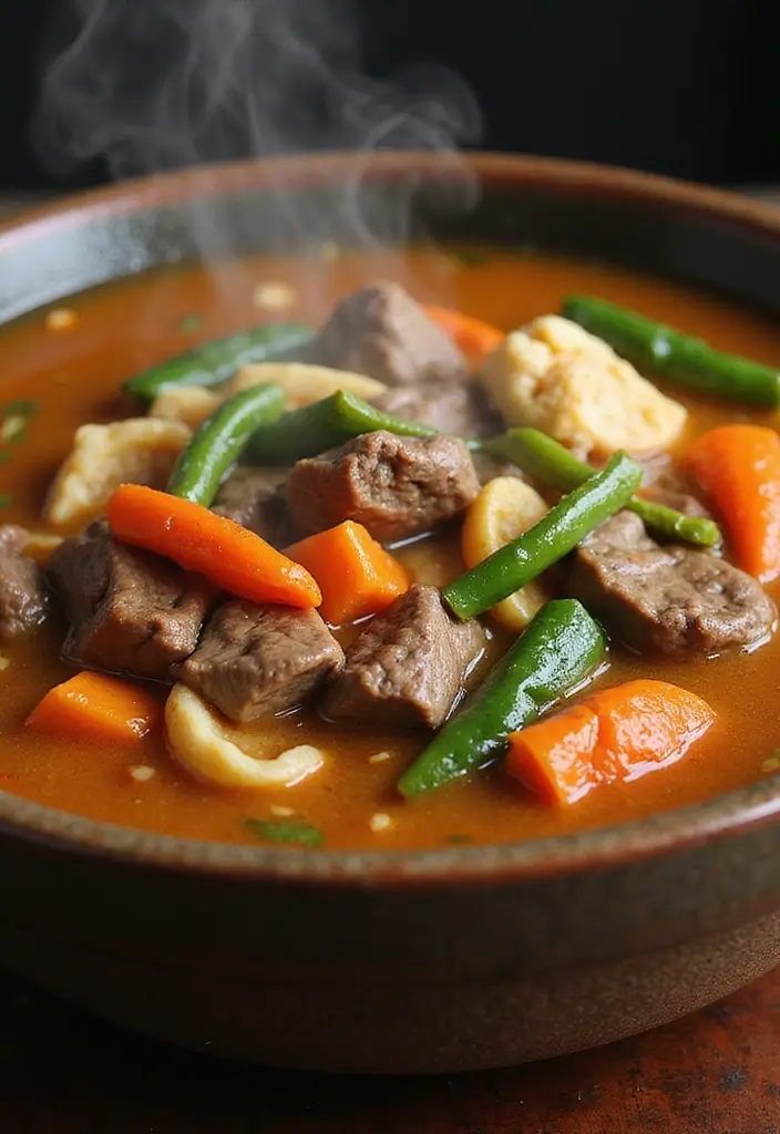 27 Keto Crockpot Freezer Meal Recipes for Low Carb Diets - 7. Vegetable Beef Soup