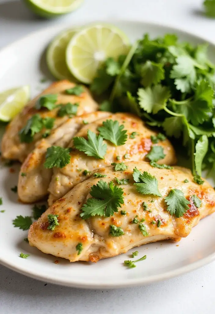 27 Keto Crockpot Freezer Meal Recipes for Low Carb Diets - 8. Cilantro Lime Chicken