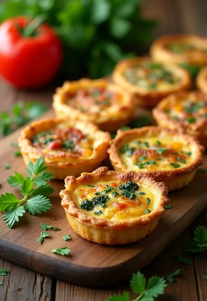 27 Make Ahead Freezer Meals for a Crowd to Share - 13. Mini Quiches