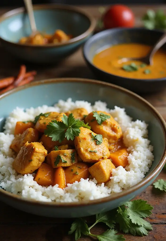 27 Make Ahead Freezer Meals for a Crowd to Share - 14. Coconut Curry Chicken