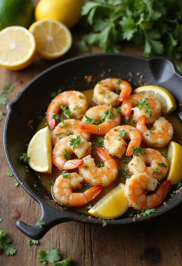 27 Make Ahead Freezer Meals for a Crowd to Share - 17. Garlic Butter Shrimp