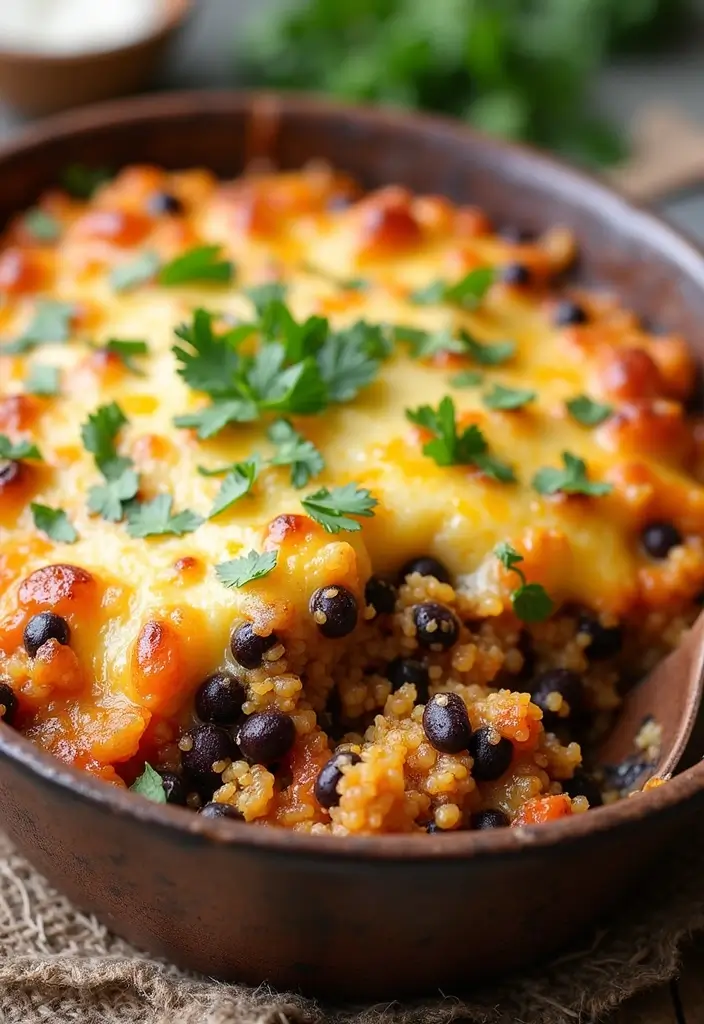 27 Simple Make Ahead Freezer Meal Recipes for Busy Weeks 3 27 Simple Make Ahead Freezer Meal Recipes for Busy Weeks - 3. Quinoa & Black Bean Bake